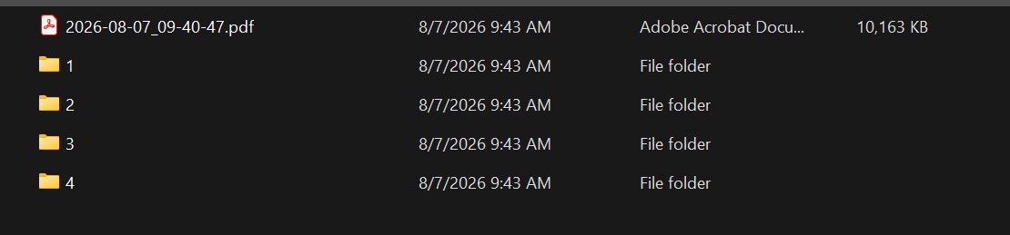 REQQER Log Book companion ZIP folder structure